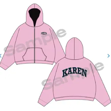 FRUITS ZIPPER 마츠모토 카렌 OSHI API 후드티