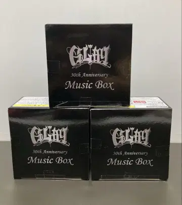 GLAY 30주년 기념 뮤직 박스 3종 세트