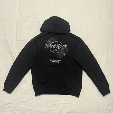 Hard Rock Cafe 하드 록 카페 프린트 후드티 블랙 L