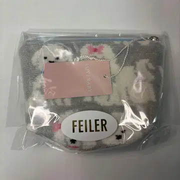 [미사용 새상품] FEILER 모후모후 완찬 보트형 파우치 S 페이러