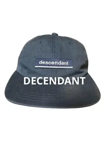 DESCENDANT (디센던트) 로고 캡 네이비