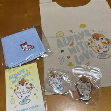 가고시마 팝업 나스 팜 빌리지 굿즈 세트 사에코 씨
