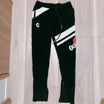 CRONOS 블랙 조거 팬츠 올림피아 콜라보