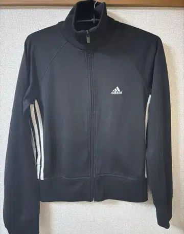 adidas 블랙 집업 저지