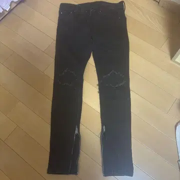 mnml 데미지 가공 데님 팬츠 28