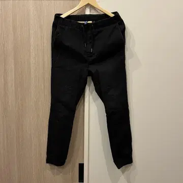 H&M 블랙 조거 팬츠 30/30