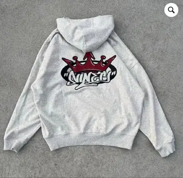 9090 King Logo Pigment Hoodie