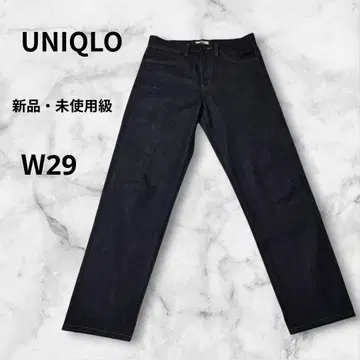 UNIQLO 셀비지 데님 적색 귀 다크 네이비 미사용 새상품급 W29