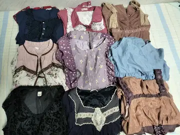 엑시즈팜 묶음 판매 9벌 원피스 엑시즈팜