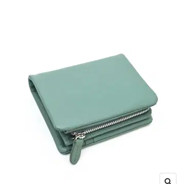 이단 접이식 지갑 [주름 가죽]