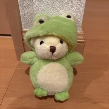 [ 레트로 ] 선레몬 PICNIC WORLD 개구리 모자 곰 봉제 인형