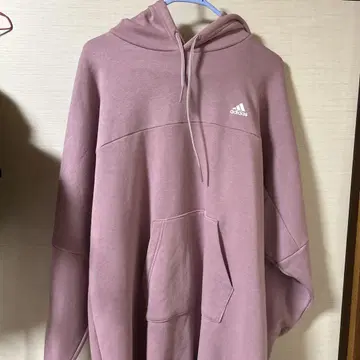 adidas 핑크 후드 부착 후드티