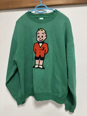 OSAMU GOODS 트레이닝복 그린 루즈한 사이즈 속기모