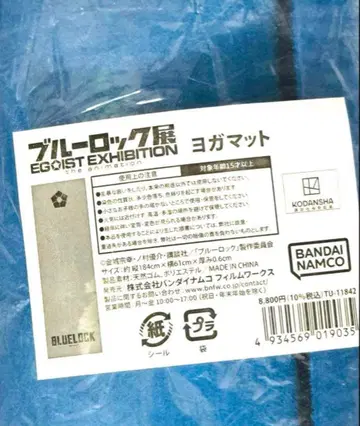 블루 록 전시회 요가 매트