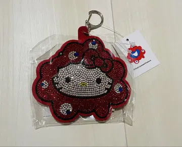 만박 미야쿠미야쿠 키티 키라키라 가죽 키링 산리오 회장 한정판