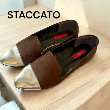 STACCATO 스타카토 바이컬러 스웨이드 펌프스 23.5