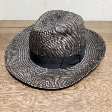 borsalino 볼사리노 스트로우 햇 다크 브라운 56