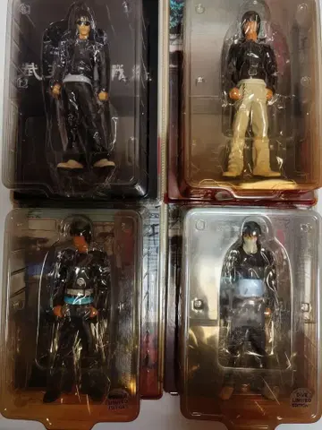 크로우즈&WORST 후지시로 타쿠미 피규어 4종 세트