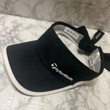 테일러메이드 선바이저 모자 골프 리본 포함 블랙