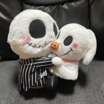 팀 버튼 나이트메어 비포 크리스마스 FukuFuku 페어 봉제 인형