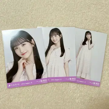 노기자카46 깅엄 체크 브로마이드 이치노세 미쿠