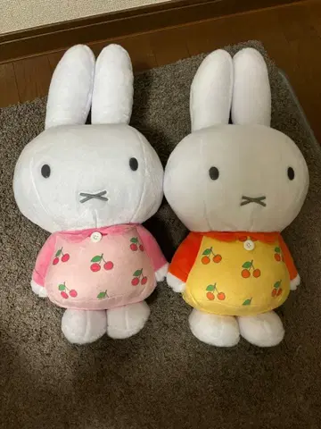 미피 봉제 인형 2체 세트