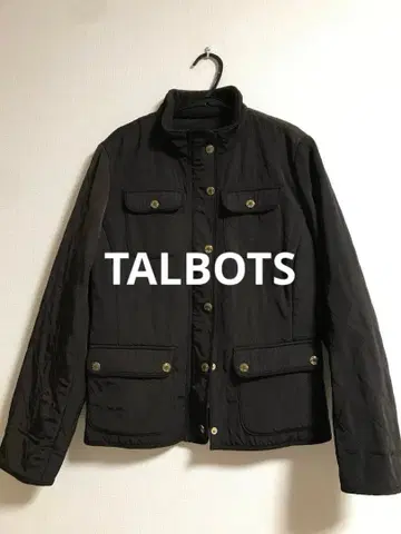 TALBOTS 퀼팅 자켓 다크 브라운