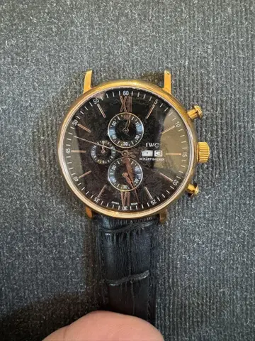 IWC 포르투피노 크로노그래프 블랙 정크
