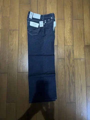 새상품 다크 블루 와이드 레그 데님