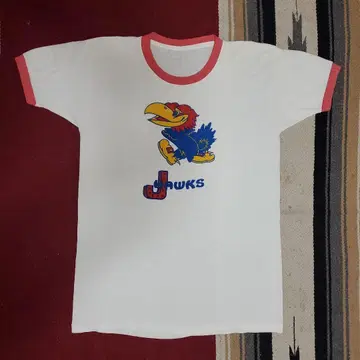 80s KANSAS JAYHAWKS 링거T셔츠