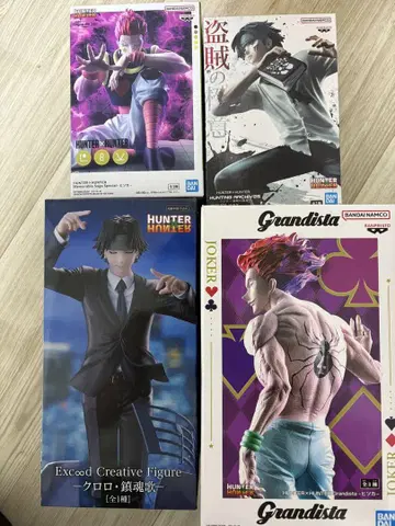 HUNTER x HUNTER 프라이스 피규어 클로로 히소카 4종 세트