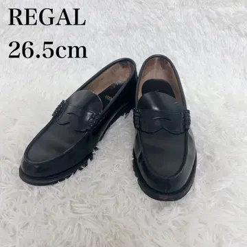 인기 리갈 REGAL 코인 로퍼 2177 블랙 26.5cm