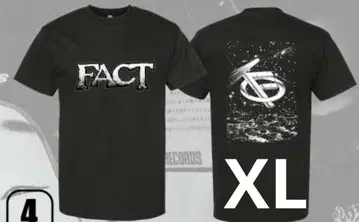 FACT F 로고 티셔츠 XL