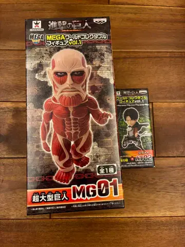 진격의 거인 월드 컬렉터블 피규어 리바이 메가 월드 컬렉션 초 대형 거인