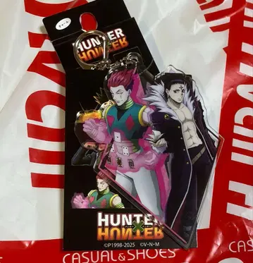 택 포함 HUNTER x HUNTER 아크릴 키링 히소카와 클로로