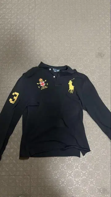 POLO 셔츠 빅 보니 구제 의류 짧은 기장