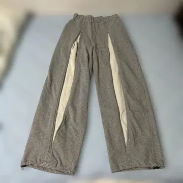WAY CENTER ZIP SWEAT WIDE PANTS