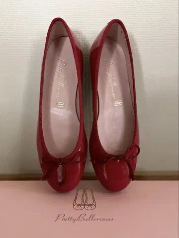 프리티 발레리나 발레 슈즈 에나멜 22.5cm