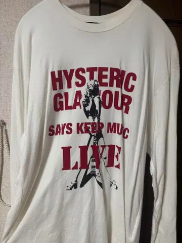 HYSTERIC GLAMOUR 롱 슬리브 T셔츠 M