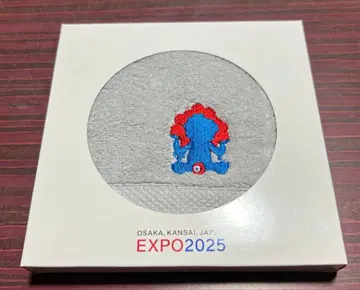 EXPO2025 미야쿠미야쿠 뒷모습 자수 타월 손수건