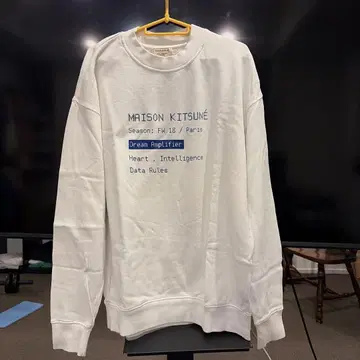 메종 키츠네 드림 앰플리파이어 맨투맨 L