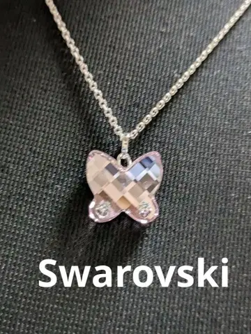 Swarovski 목걸이 실버 컬러 스와로 액세서리 버터플라이 나비