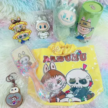 알찬 labubu 라브브 굿즈 잡화 묶음 판매 라브브 세트