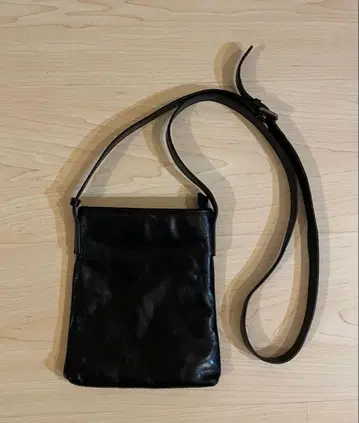 빈티지 가죽 사코슈 본 소가죽 블랙 숄더백