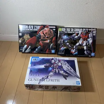 HG 건담 LFRITH & Z'GOK & GM 커맨드 미개봉 새상품