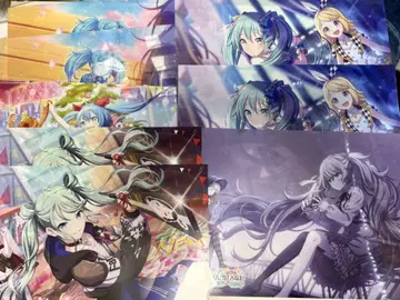 하츠네 미쿠 매지컬 미라이 프로젝트세카 프로세카 클리어 포스터 7장 세트