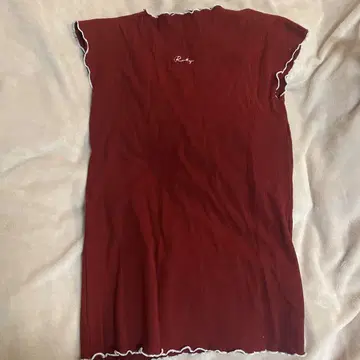 rubyandyou 버건디 티셔츠