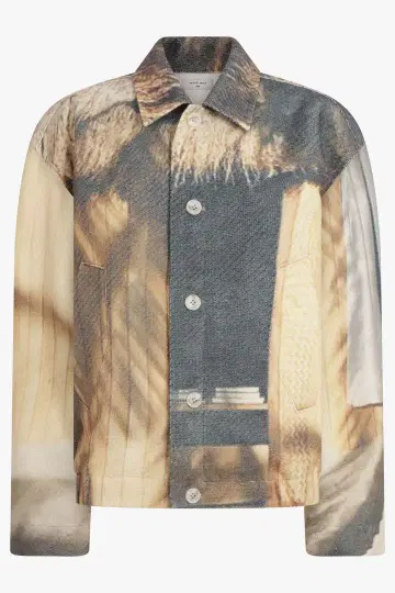 after pray full printed jacket