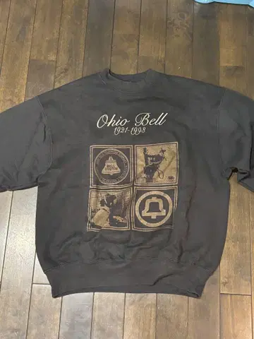 구제 의류 90년대 SWEATS Ohio Bell 미국산 남성용 L 상당