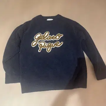 GELATO PIQUE 네이비 로고 스웨터